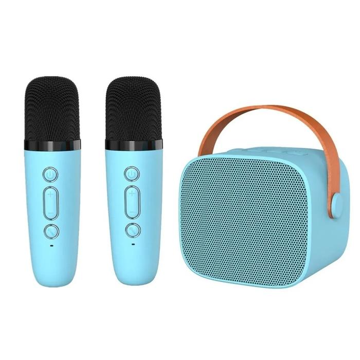2 MIC SPEAKER BLUETOOTH Y1 KARAOKE MINI BASS PORTABLE KARAOKE 1 MIC Grosir