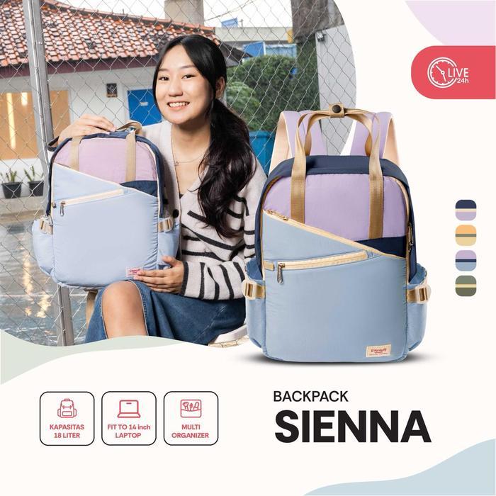 Eiger - EVERNEXT - Tas Ransel Wanita Tas Sekolah Tas Kuliah Cewek Backpack Sienna Tas Punggung Lapto