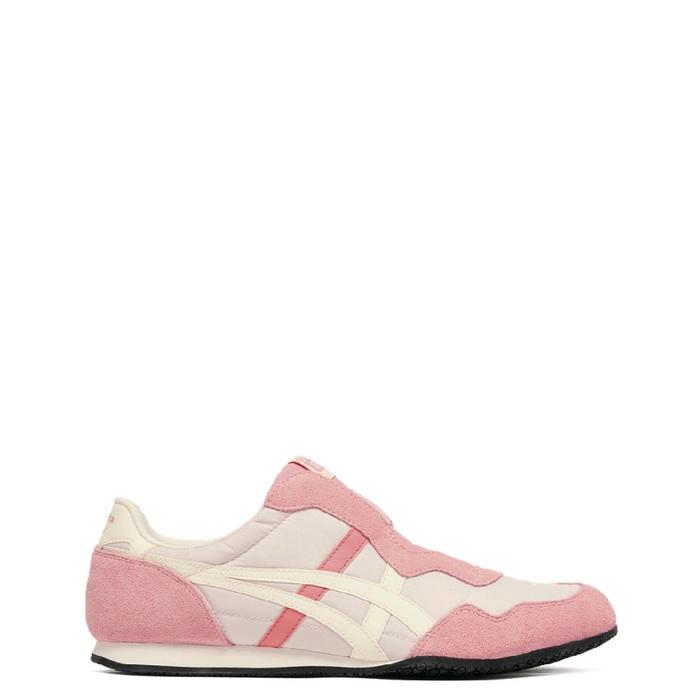 Sepatu Onitsuka Tiger Serrano Slip On Pink Cream Unisex Original