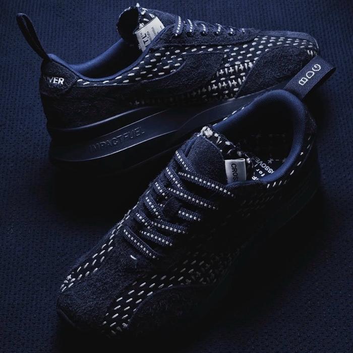 Sepatu Compass x Fdmtl x Crossover Velocity Jersey Sashiko - ORIGINAL