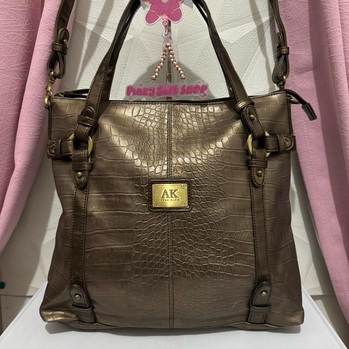 Tas sling bag anne klein. Tas tote bag anne klein. Tas preloved brownze