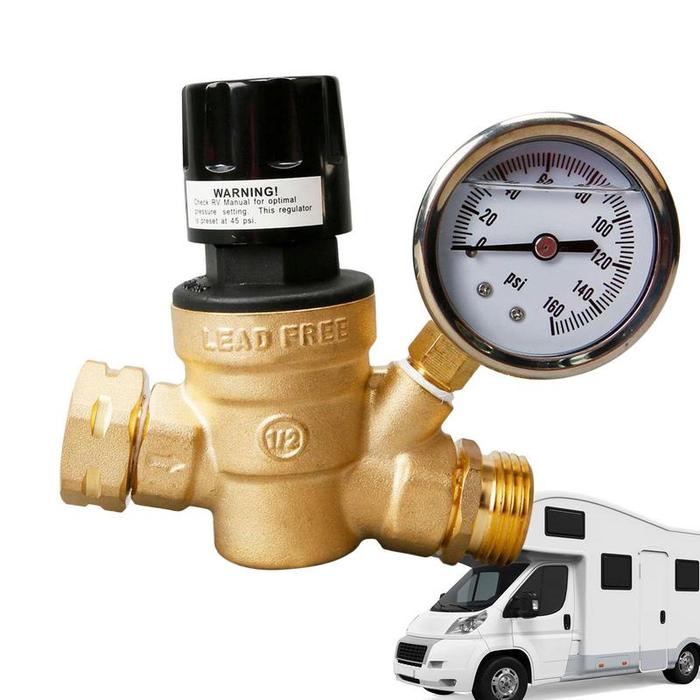 Water Pressure Regulator Brass Water Pressure Reducing Maintaining