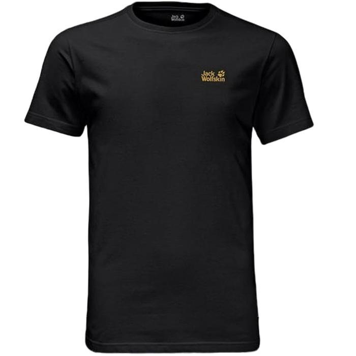 promo Kaos Outdoor Jack Wolfskin Men's Organic Cotton Essential Tee Original