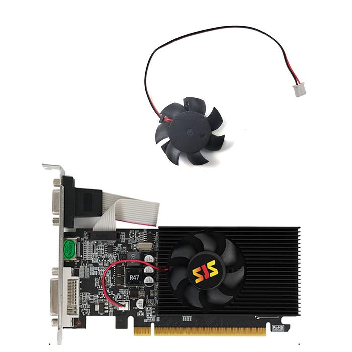 NEW 2PIN graphics card fan suitable for SEJISHI SJS GT730 4GB Video Card GeForce Display Vga Cards D