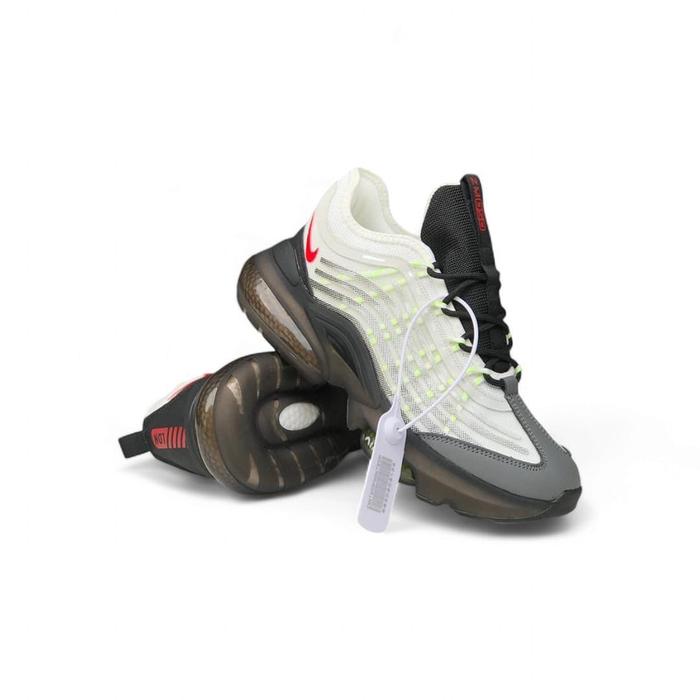 Sepatu Sneakers Pria – Air Max Zoom 950 White Silver Edition Premium Quality