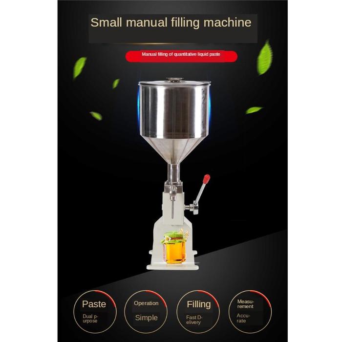 Pengisian Manual Mesin A03 Manual Cat Kuku Sampo Mengisi Mesin ~ 50Ml