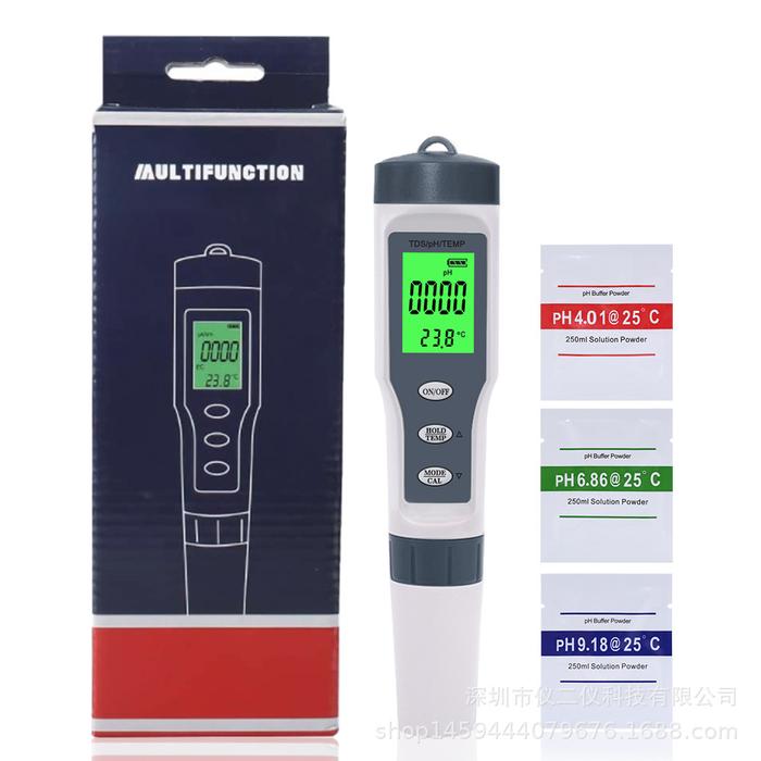 TDS Meter 4-in-1/3-in-1 Digital TDS Tester Pen with PH TDS