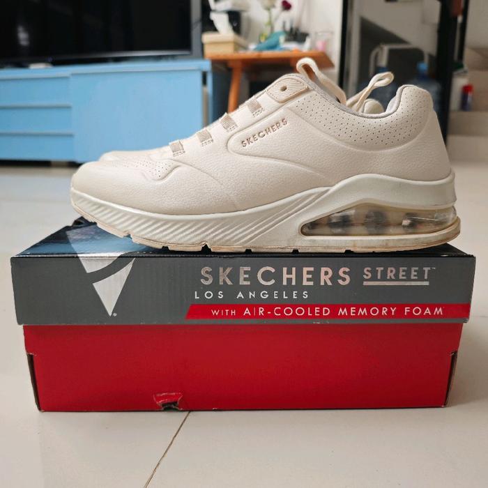SKECHERS STREET Uno 2 Off White Preloved/Second/Bekas
