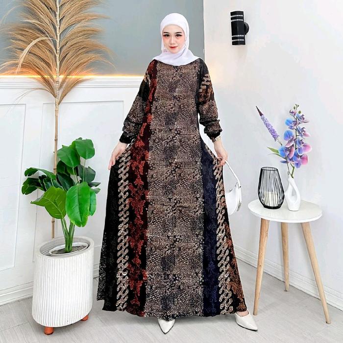 Gamis Klok Batik Babar Pindo