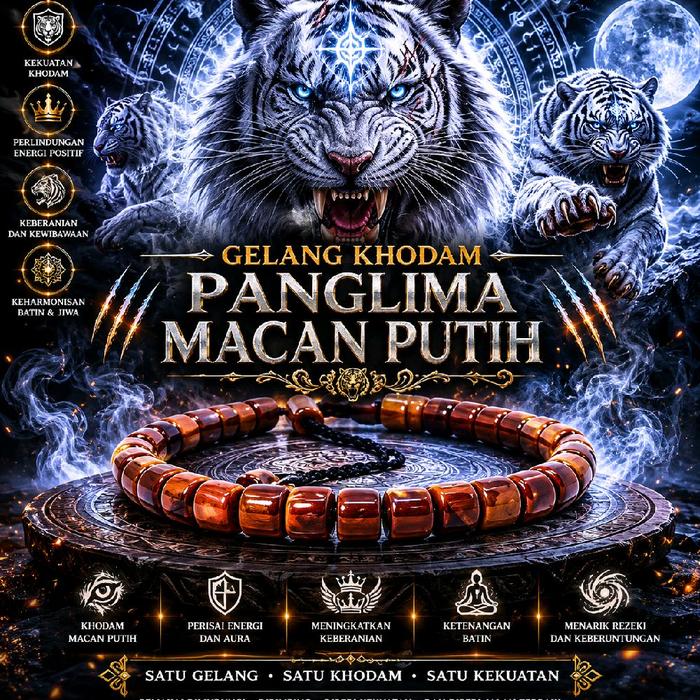 Gelang khodam macan putih 11 khodam macan