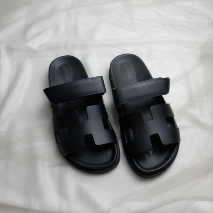 BNIB Hermes Sandal Chypre Black