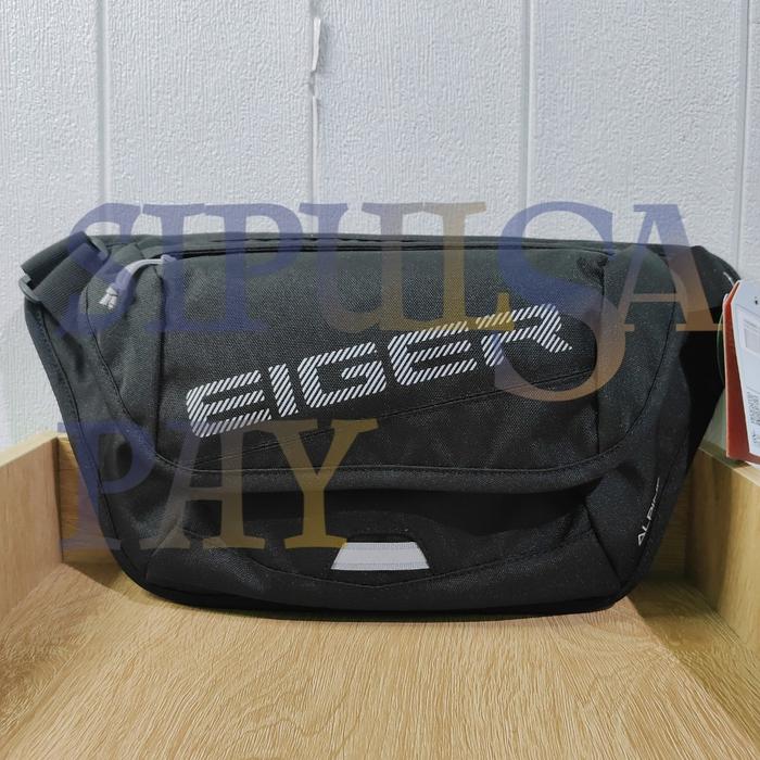Tas EIGER Selempang WaistBag Alpine Cross SlingBag Original