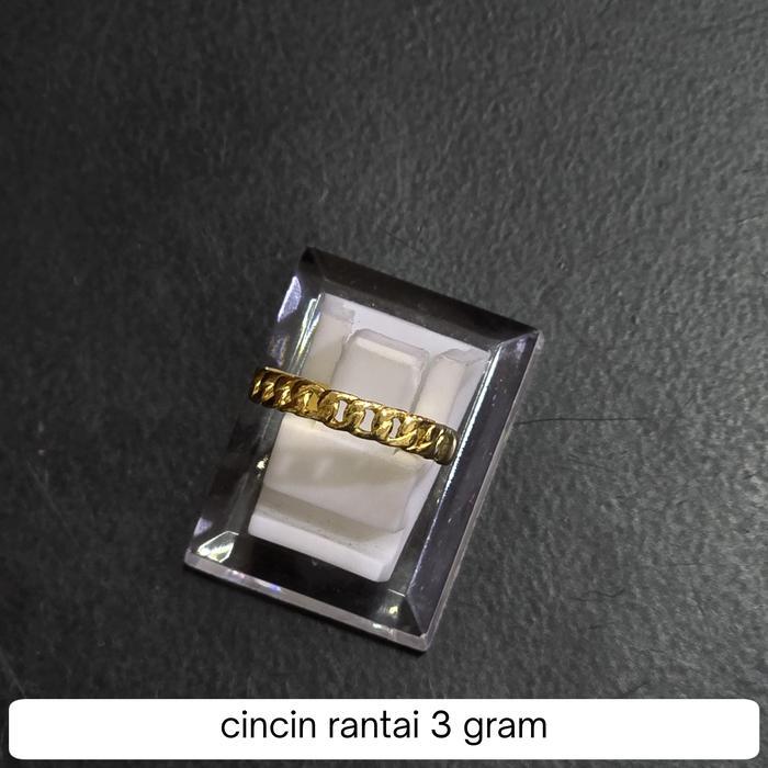 CINCIN RANTAI 3 GRAM EMAS