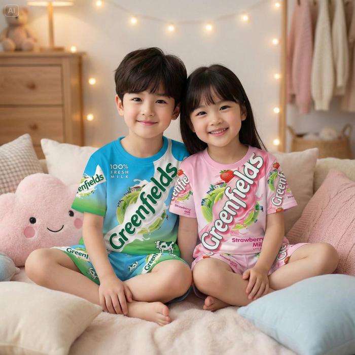 SETELAN BAJU ANAK GREENFIELD SUSU LIMITED EDITION