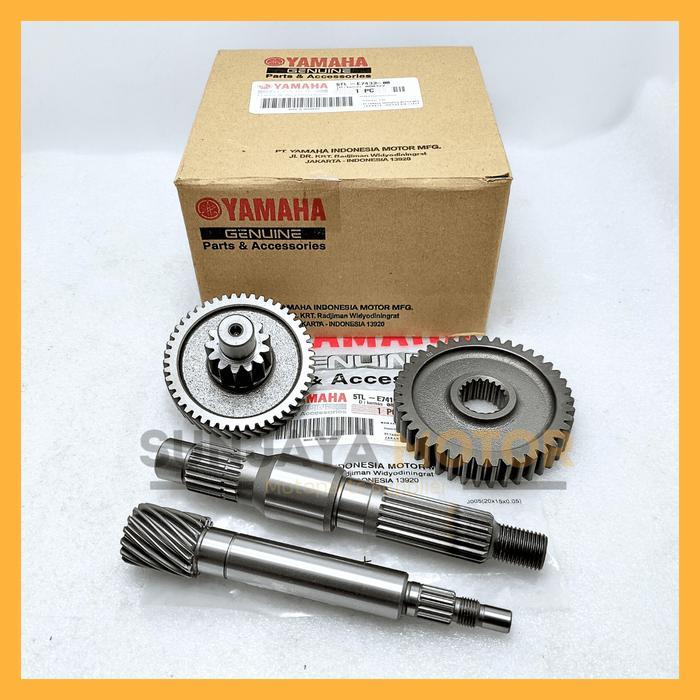 Gear Rasio Set Original Yamaha 5Tl Gigi Rasio Mio Sporty Mio Soul Mio Smile Fino Karbu Gear Gardan O