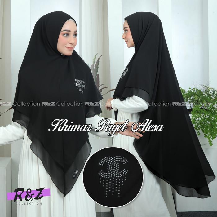 KHIMAR 2 LAYER CERUTY PAYET ALESA/JILBAB JUMBO 2 LAYER PAYET /HIJAB KHIMAR 2 LAYER PAYET ALESA/KERUD