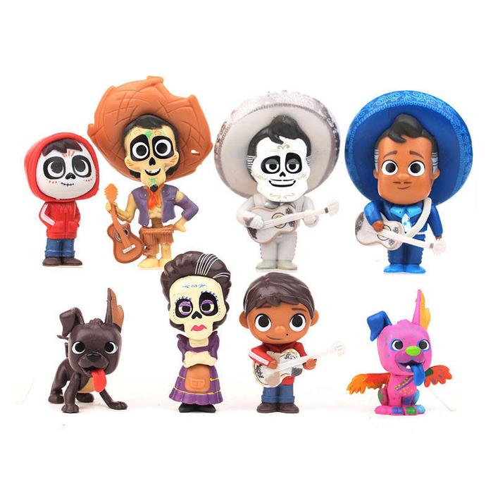 Disney Coco Movie 8pcs/set 6-9cm Action Figure Model Anime Mini