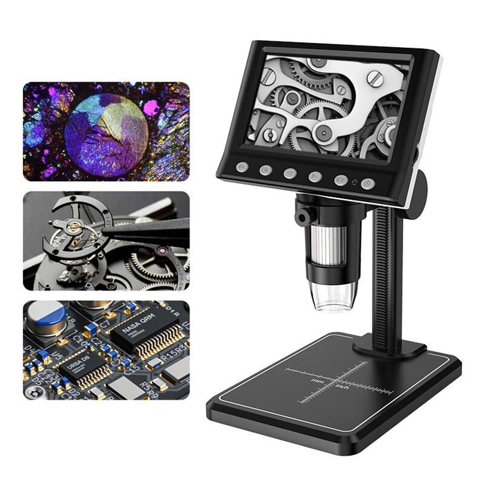 4.3 In LCD Digital Microscope 40-1000X Coin Microscope for Error