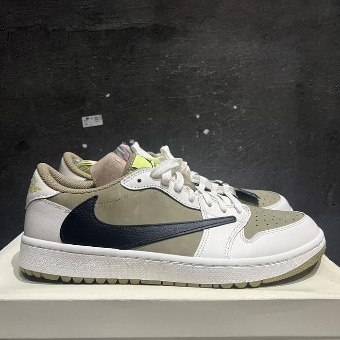 AJ 1 Low Golf Travis Scott Neutral Olive (ETALASE 4614)