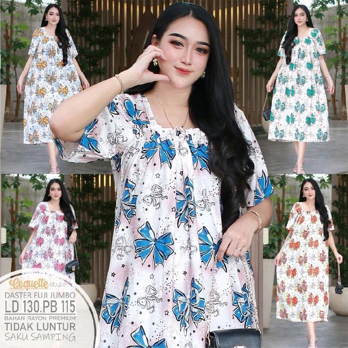 Dress fuji jumbo Ld 130 ,Daster fuji jumbo ,Daster fuji busui Daster fuji Rayon Daster fujii kekinia
