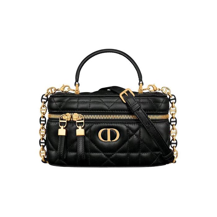 Christian Dior D Caro Mini Vanity Case Bag