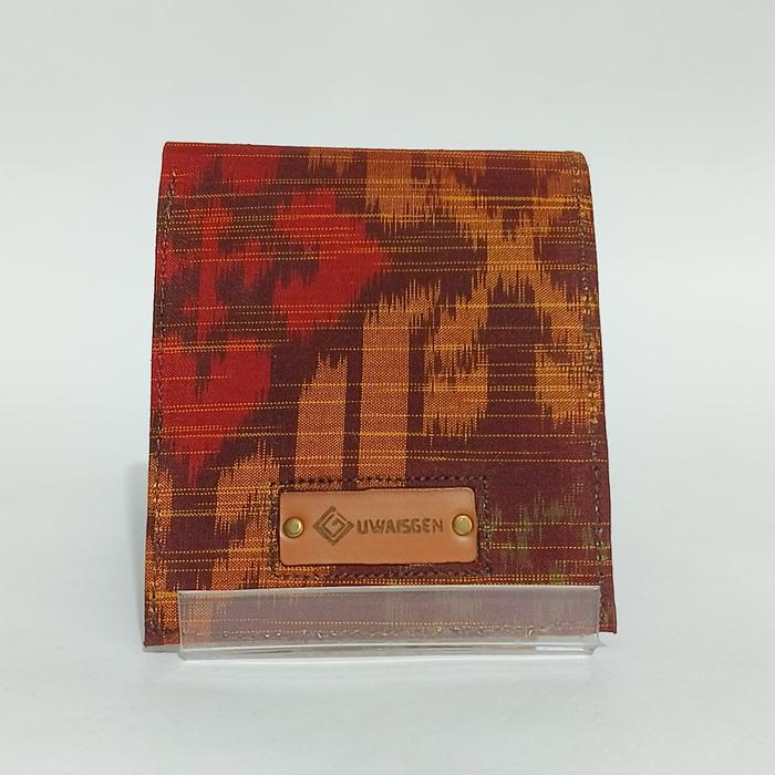 UWAISGEN Tas Etnik Bali Dompet Pria Dompet Saku Pria Goni,Endek,Blanket Dompet Lipat Pria Handmade