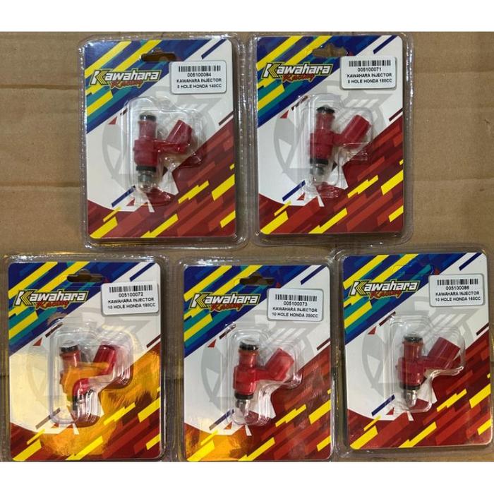 INJEKTOR KAWAHARA MOTOR HONDA 8H 140CC 180CC 10H 160CC 180CC 200CC 8 HOLE 10 LUBANG INJECTOR VARIO 1