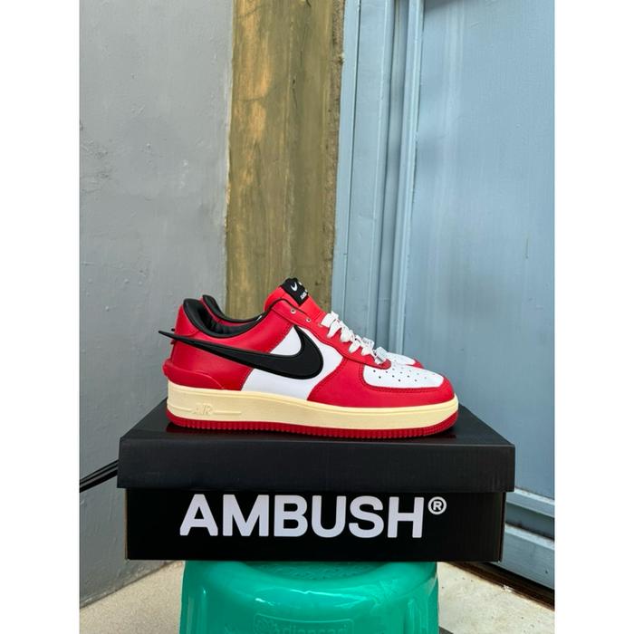 Af1 Ambush Red Real Pict 100% Berat Tebal