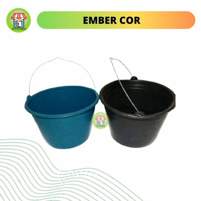 Ember Plastik Cor 14 - Ember Plastik Kecil Kamar Mandi - Ember Bangunan BISA GOJEK