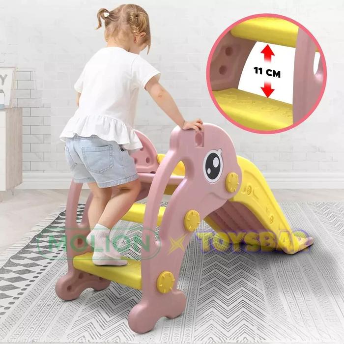 Mainan Perosotan Anak Jerapah – Seluncuran Mini Playground Indoor Outdoor SNI | TOYSBAR