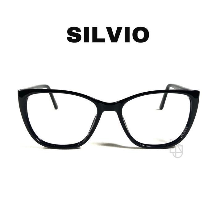 Frame Kacamata Silvio, Semi Cat-Eye, Kotak Cat-Eye
