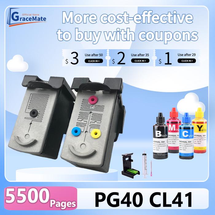 PG40 CL41 Compatible for Canon PG 40 CL 41 ink cartridges for Canon