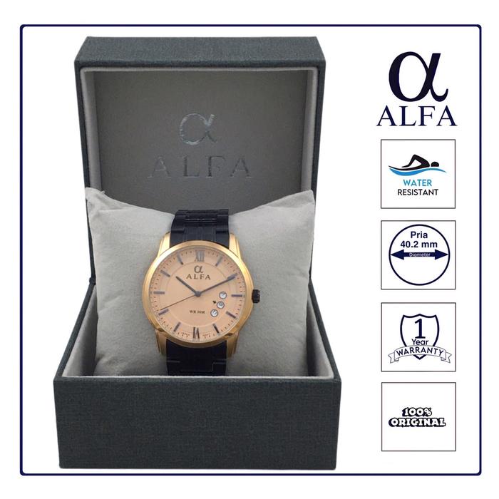 ALFA Jam Tangan Pria Wanita Classic Tahan Air 88136 Original (3)