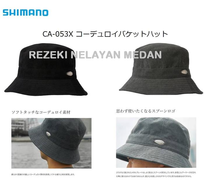 SHIMANO CA 053X Corduroy Bucket Hat | Topi Memancing SHIMANO