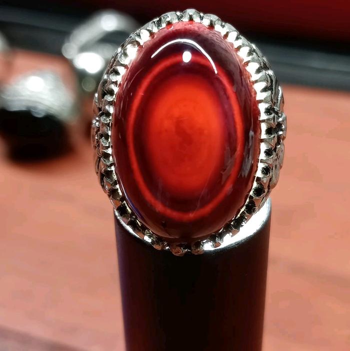 jual cincin batu akik yaman wulung puser bumi