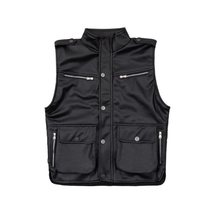 DISENTAL SSST SUPER SENTIMENTAL SECRET THEORY X MATERNAL DISASTER VAUX LEATHER VEST ROMPI