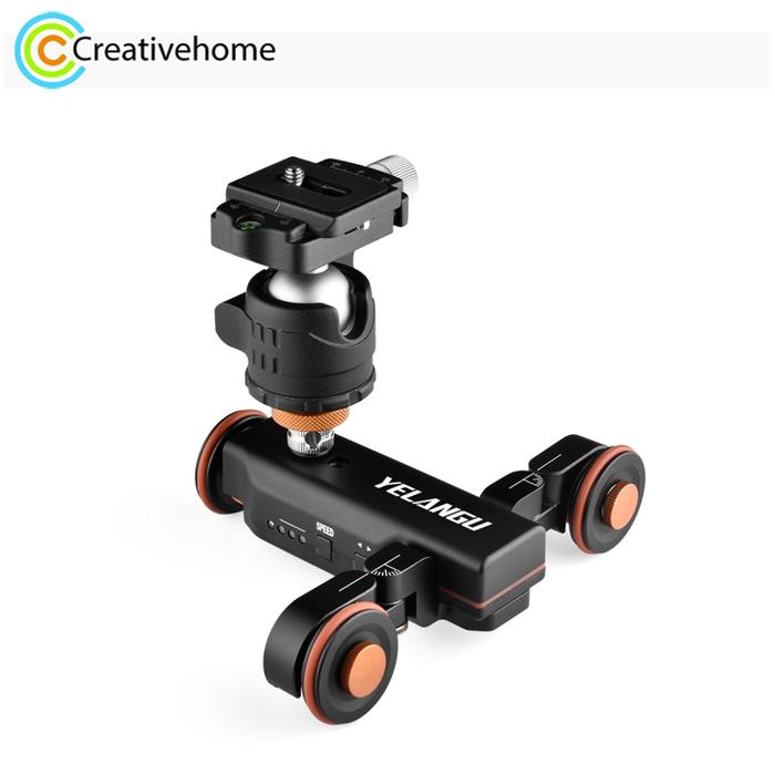 YELANGU L4X Camera Wheel Dolly Electric Track Slider 3-Wheel Dolly