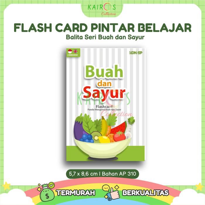 Flashcard Seri Buah dan Sayur
