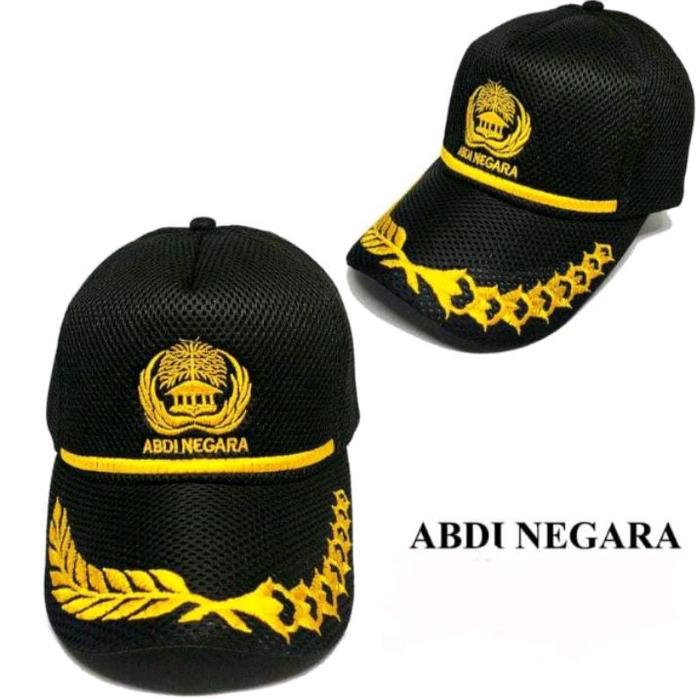 Topi jaring doubel mes/topi pns/camat/pegawai/guru topi garuda indonesia (COD)