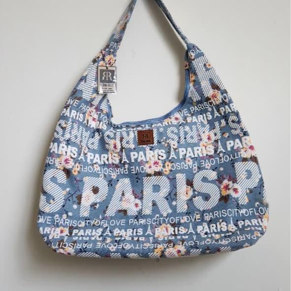 Robin Ruth Hobo Bag Canvas Paris