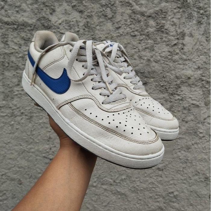 SEPATU NIKE COURT VISION LOW WHITE GAME ROYALE SECOND ORIGINAL