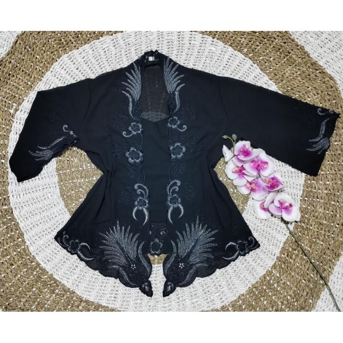 Kebaya Bordir Jumbo/Kebaya Spesial Warna Navy Hitam/Kebaya Bali Murah