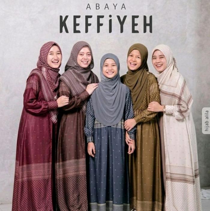 Hijab Alila - Abaya Keffiyeh Gamis Dress Wanita