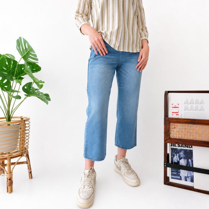 RILLEY - CELANA KULOT ELEANOR WANITA BAHAN DENIM ORION