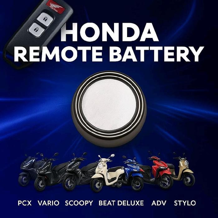 Remote & Baterai Motor Honda PCX, Vario, Scoopy, Beat Deluxe, ADV, Stylo – Original & Berkualitas