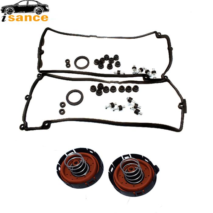Left Right Engine Valve Cover Gasket PCV Vent Valve For BMW 545i 550i