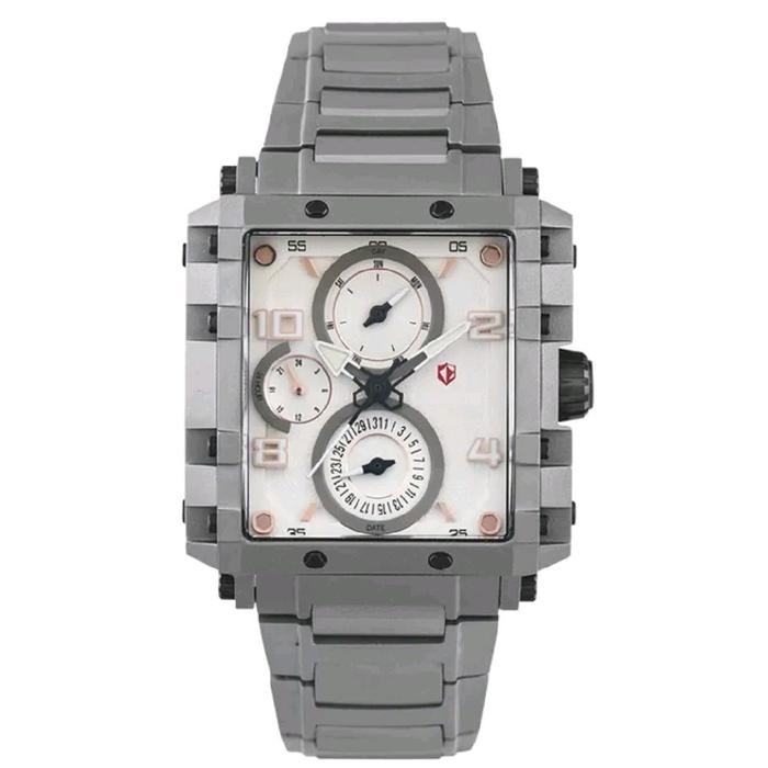 SE 6757 BF Expedition Ladies Jam Tangan Wanita Desain Elegan Silver White