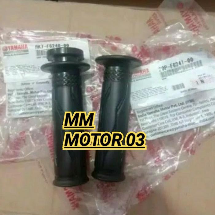 HANDGRIP KANAN KIRI R15 VVA V3 VIXION R MT15 YAMAHA ORIGINAL YGP