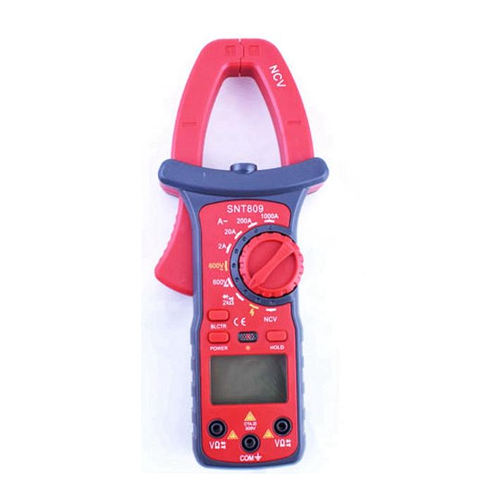 SNT809 Electrical Digital Clamp Meter Plastic Digital Clamp Meter
