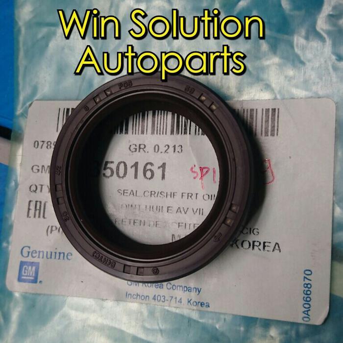seal pompa oli crankshaft depan chevrolet aveo lova kalos